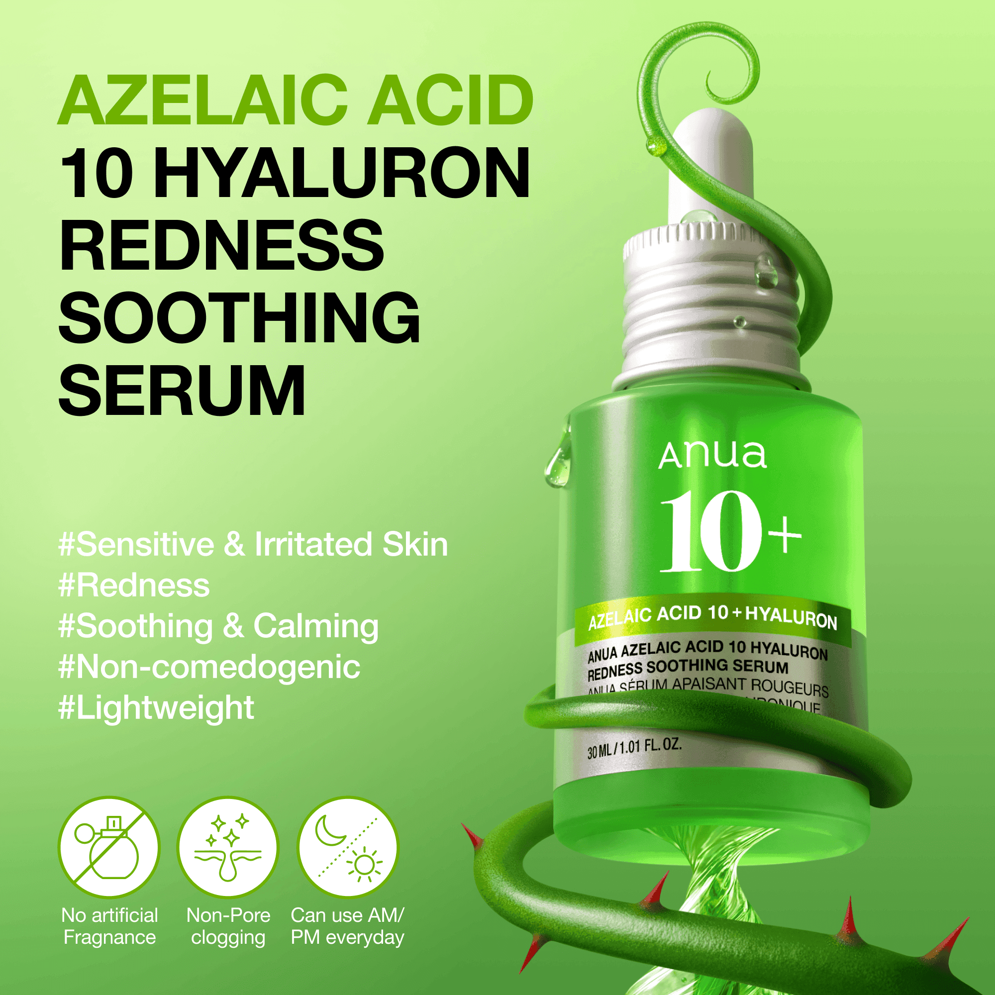 Anua Azelaic Acid 10 Hyaluron Serum