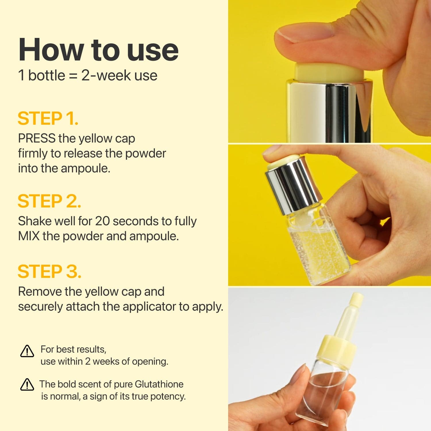 numbuzin No.5 Glutathione TXA Advanced Dark Spot Ampoule