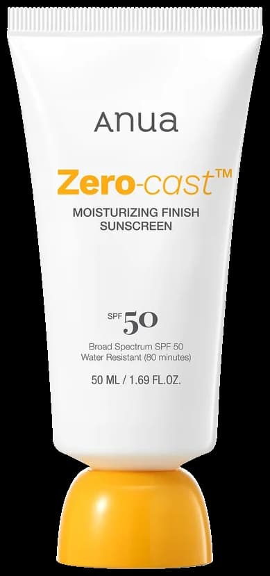 Anua Zero Cast Moisturizing Sunscreen SPF50+