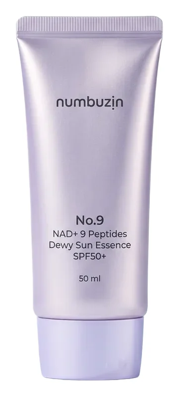 numbuzin No.9 NAD+ 9 Peptides Dewy Sun Essence SPF50+